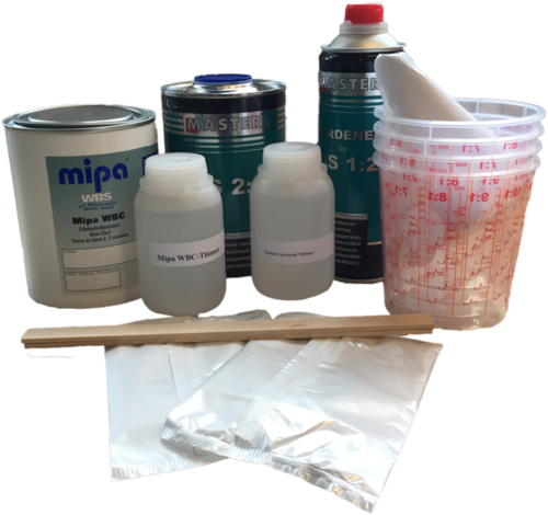 Small metallic color package 2.75L - Mipa